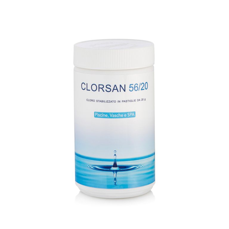 Clorsan 56/20 1 Kg – Trattamento di mantenimento a base di cloro in pastiglie da 20gr cadauna
