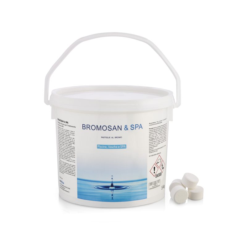 Bromosan & Spa – 5 Kg –  Trattamento di mantenimento a base di Bromo in pastiglie da 20 Gr