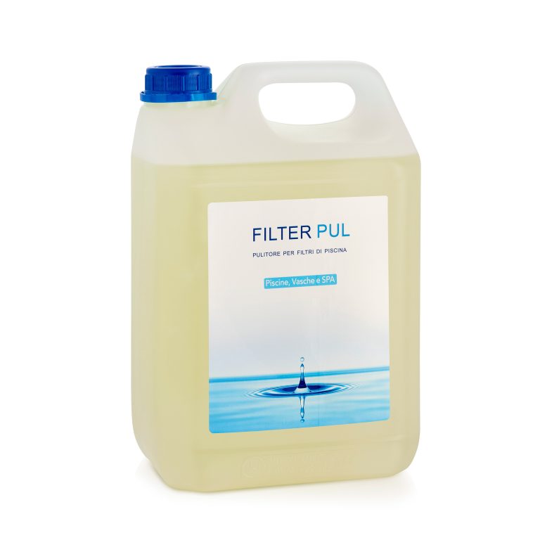 Filter Pul 5 Lt – Disincrostante, sgrassante e sanificante per apparati filtranti in carta, sabbia, vetro.